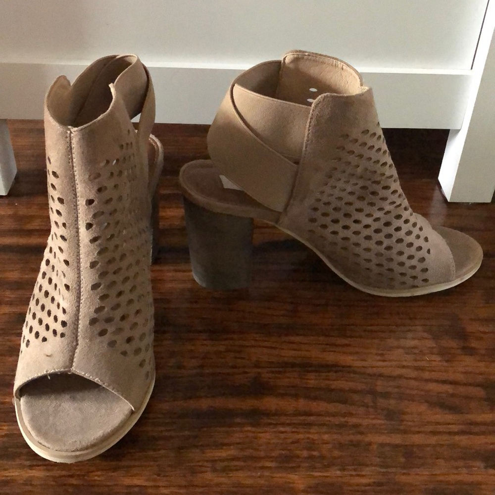 Steve Madden heeled bootie sandals